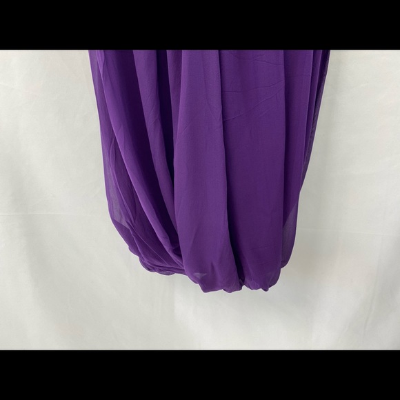 Monsoon Purple Cocktail Dress Size UK 10 EU 38 - Picture 4 of 12